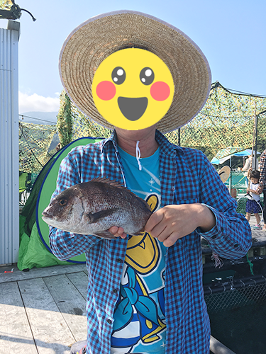 立派な魚が釣れました