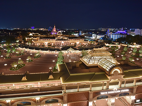 ディズニーランドホテルからの夜景