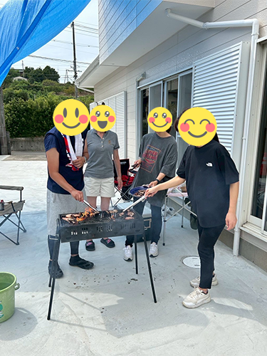 みんなでバーベキュー